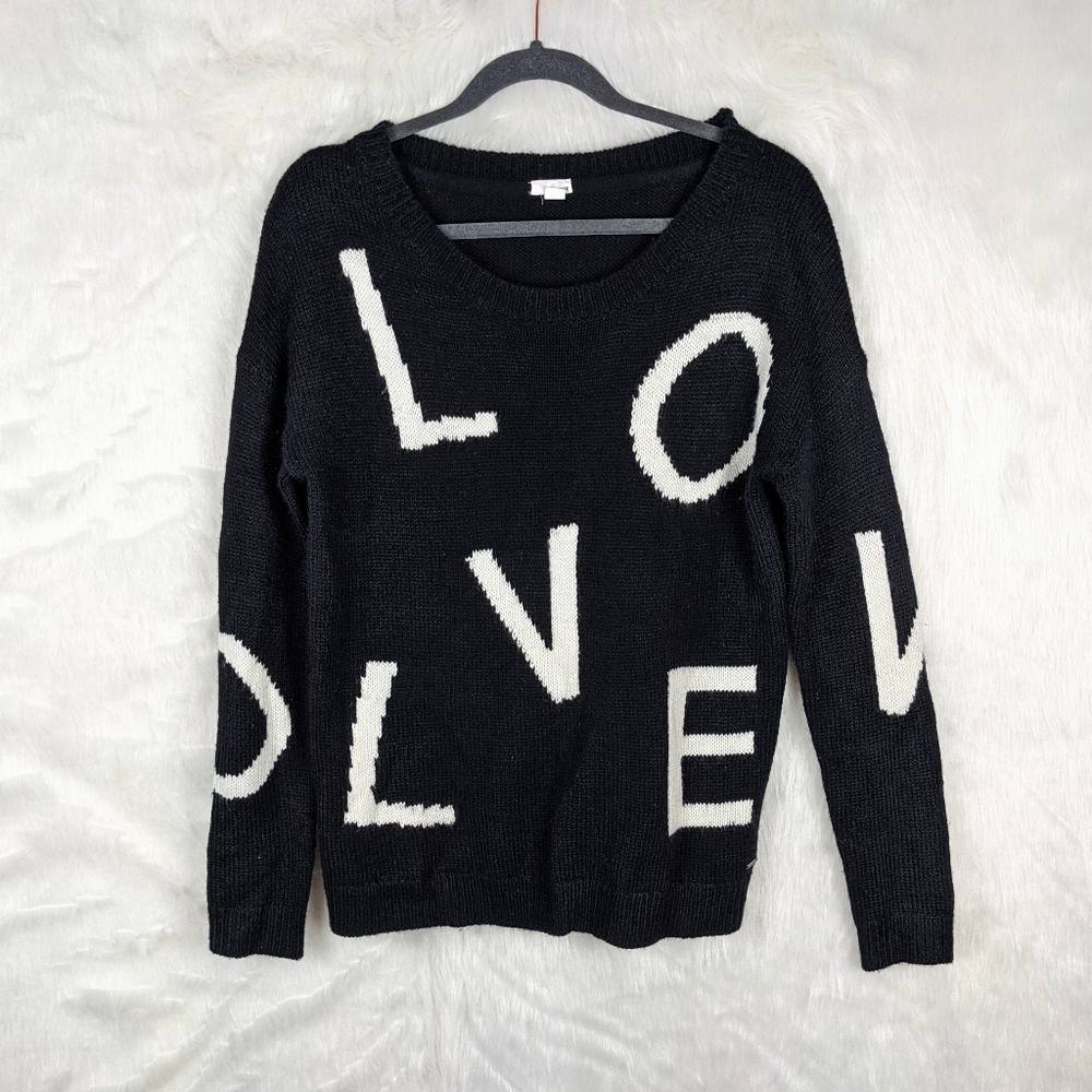 Garage- love long sleeve sweater
